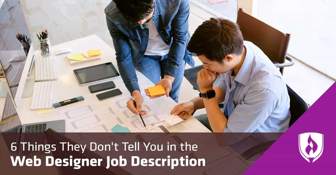 6 Things They Don T Tell You In The Web Designer Job Description Rasmussen University