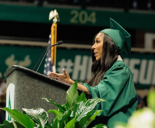Peterson 4 Theresa Peterson inspires the graduates
