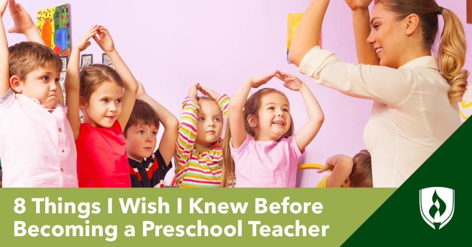 8 Things I Wish I Knew Before Becoming A Preschool Teacher | Rasmussen ...