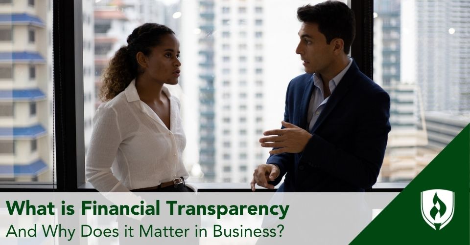 financial transparency header Two company executives debate how they will handle financial transparency