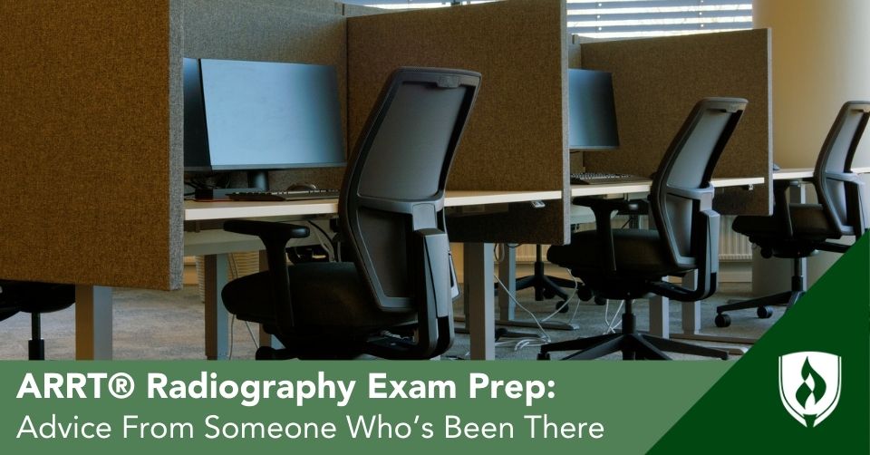 ARRT radiography exam prep header An ARRT testing center sits empty