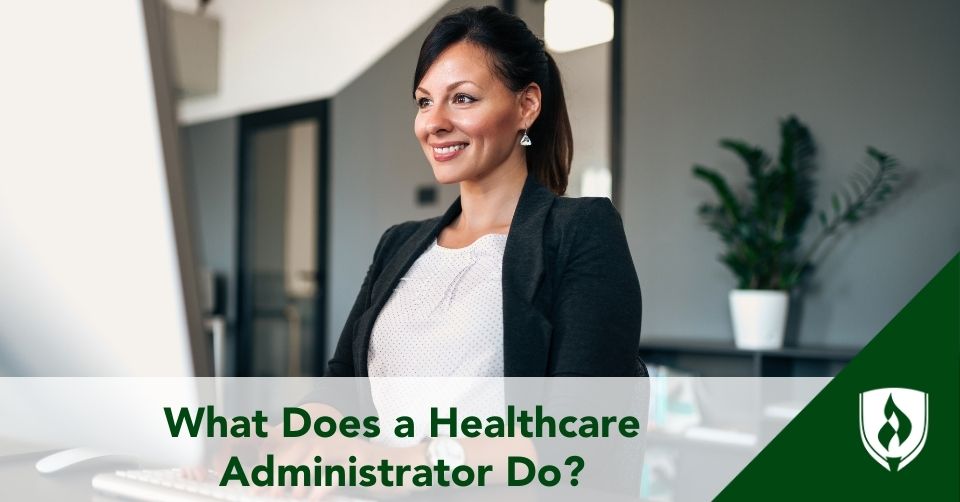 what-does-a-healthcare-administrator-do healthcare administrator typing