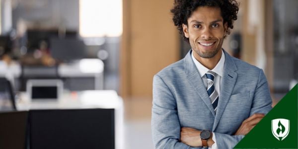 A health law paralegal smiles at the camera