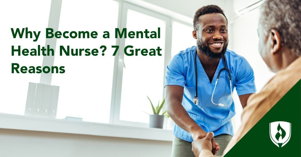 mental health nurse header A mental health nurse smiles at his elderly patient