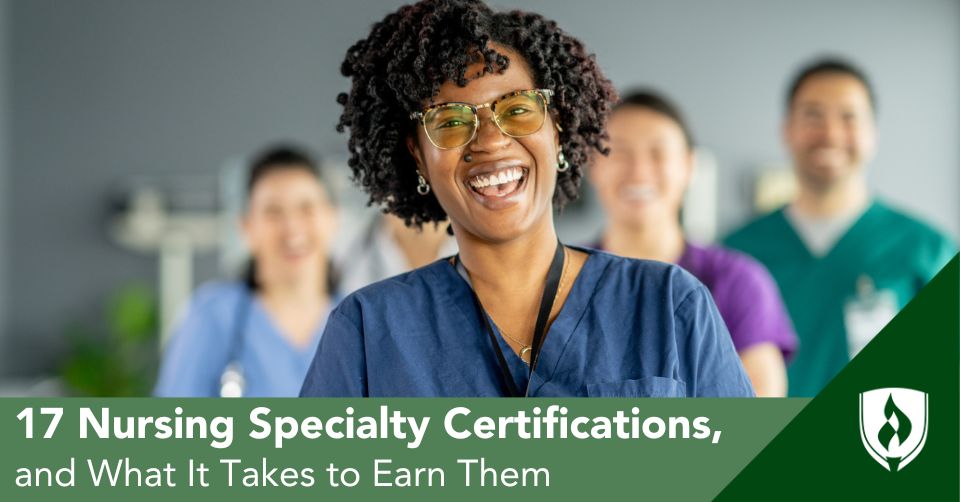 Nursing cert header Explore essential nursing specialty certifications to enhance your career growth. Take the next step in your professional journey.