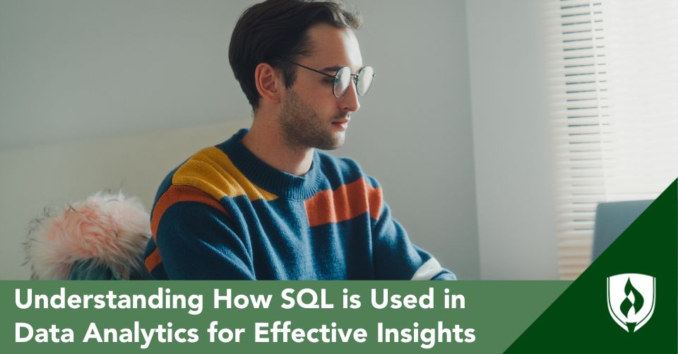 SQL header A data analyst uses SQL from home office